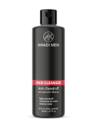 Khadi Men Anti-Dandruff Hair Cleanser, 200ml- Enriched With Hibiscus, Fights Dandruff, Moisturizes The Hair, Cleanses Scalp